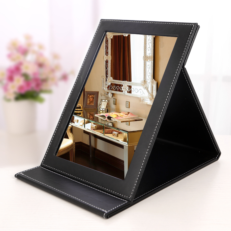 Pink Mirror Foldable Large About Portable Girls Makeup Mirror Makeup Table Small Mirror Universal Set Painting