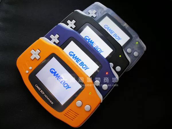 Bảng điều khiển trò chơi cầm tay Nintendo GBA 32 bit gốc (GBA được đánh dấu) phiên bản nằm ngang của thiết bị cầm tay hoài cổ máy chơi game cầm tay minecraft