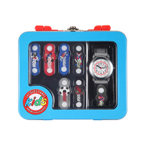 Swiss Jacques Farel Yako Eneri Small Alarm Clock Juvenile Student Girl Children Quartz Watch Set