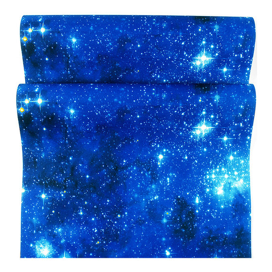 Cosmic starry sky wallpaper ceiling 3d three-dimensional bedroom planet dream pattern top paper ceiling roof KTV wallpaper