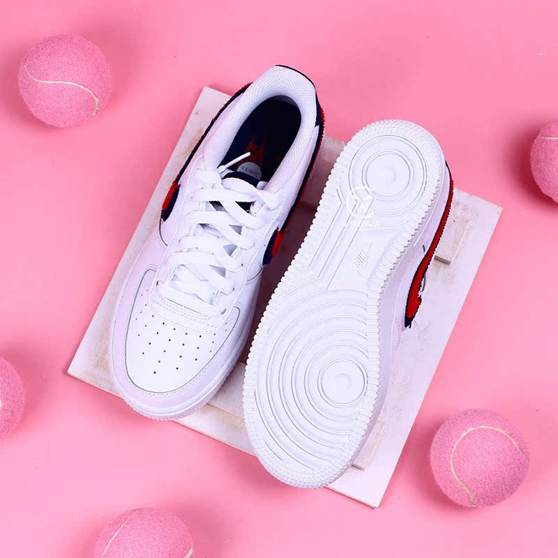 Nike / Nike Womens AF1 Air Force Số 1 Giày trắng Giày AO3620 AO1017-102 AV7593 - Dép / giày thường giày sneaker nam đẹp