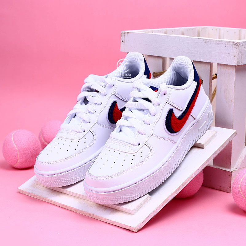 Nike / Nike Womens AF1 Air Force Số 1 Giày trắng Giày AO3620 AO1017-102 AV7593 - Dép / giày thường giày sneaker nam đẹp