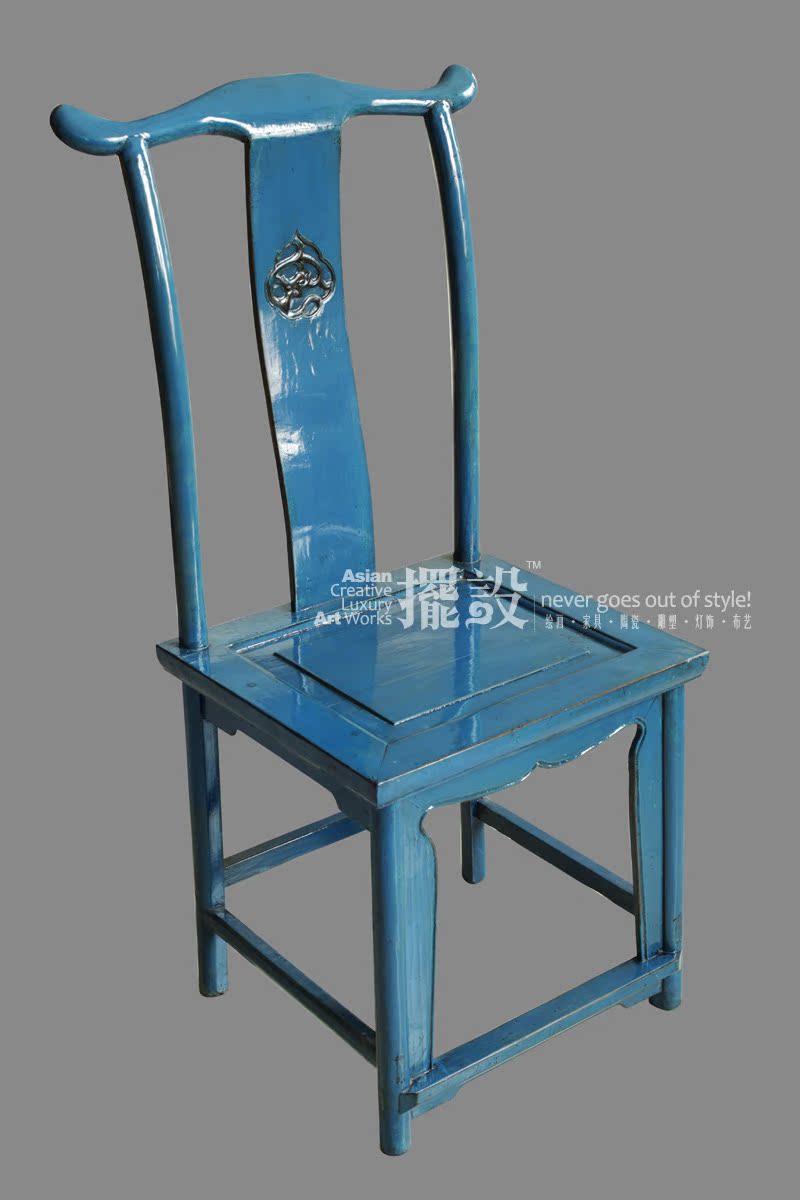 [Thất Nhà xuất bản] L đèn Antique treo ghế ghế với bốn người Trung Quốc đầu ghế bành ghế tùy chỉnh ghế đơn - Cái ghế sofa gỗ