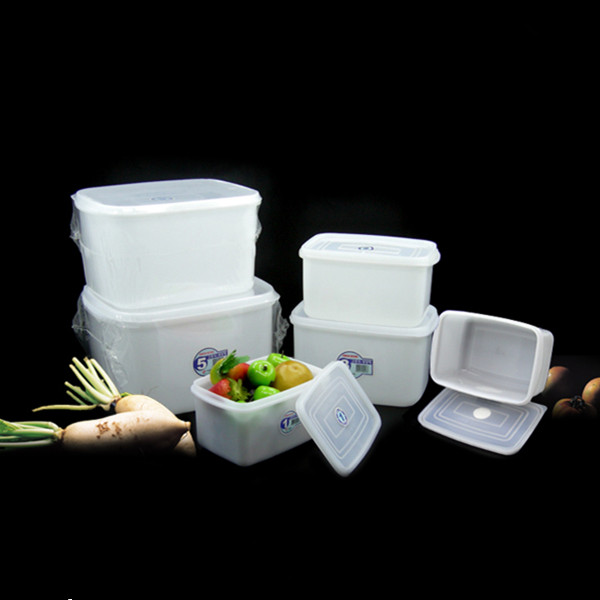 South Korea Original Clothing Import White Seal Preservation Box Han Dining Shop Special White Thickened Kimchi Preservation Box Large Capacity