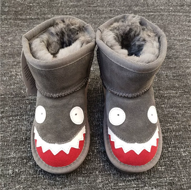 [Спеццена Австралия Woolly Kids детские ватные сапоги для хлопчика/дівчинка утепленные натуральная шерсть]