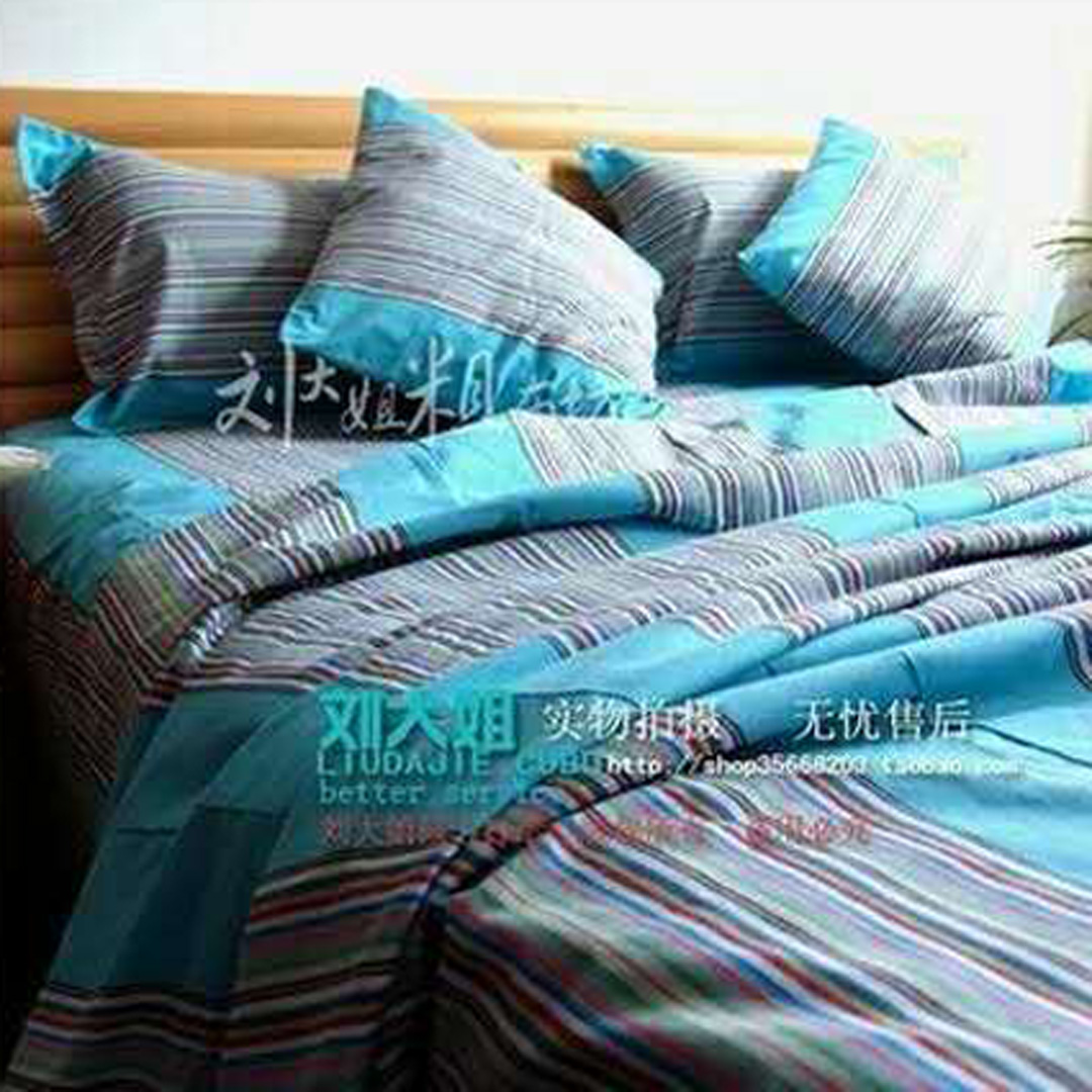 [Nhà của Liu Dajie] nhóm giải phóng mặt bằng đặc biệt gồm bốn bộ vải cotton thô cũ - Bộ đồ giường bốn mảnh chăn ga gối đệm