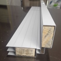 Brick cabinet cabinet white inner corner slot two-in-one corner column ceramic tile stove corner column aluminum alloy accessories