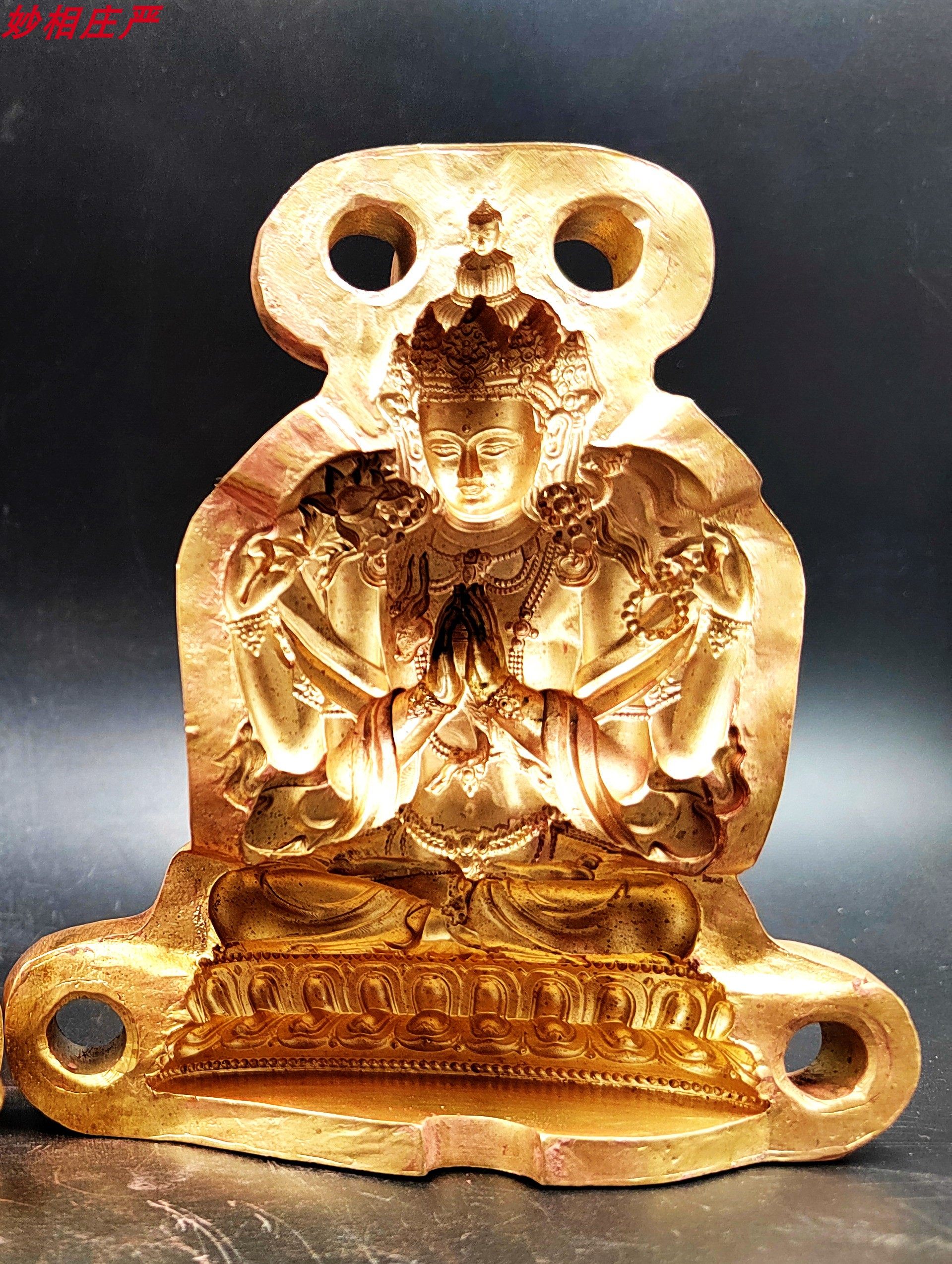Three-dimensional four-arm Guanyin 10 cm Lc-0782AB-10cm molds without spot production cycle for more than one month-Taobao