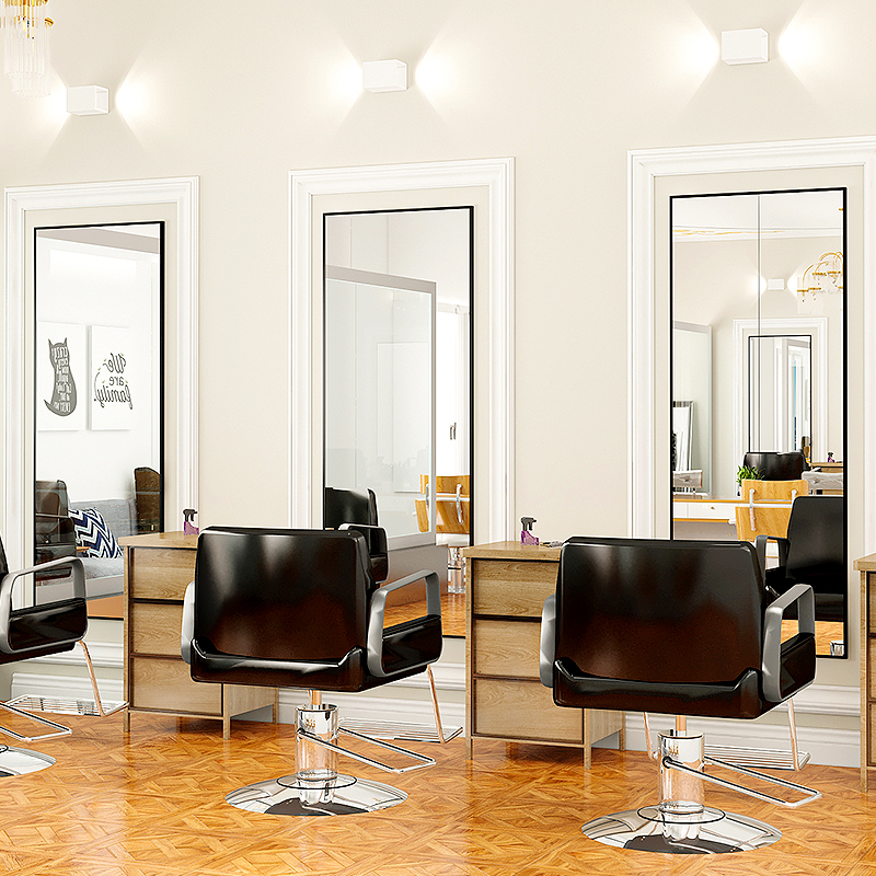 Full-body Hairdrescher mirror hanging wall Hair Salon Special Men Hairdresshot hair Hair Dress-cut by Wall Beauty Hair Shop Mirror Desk-Taobao