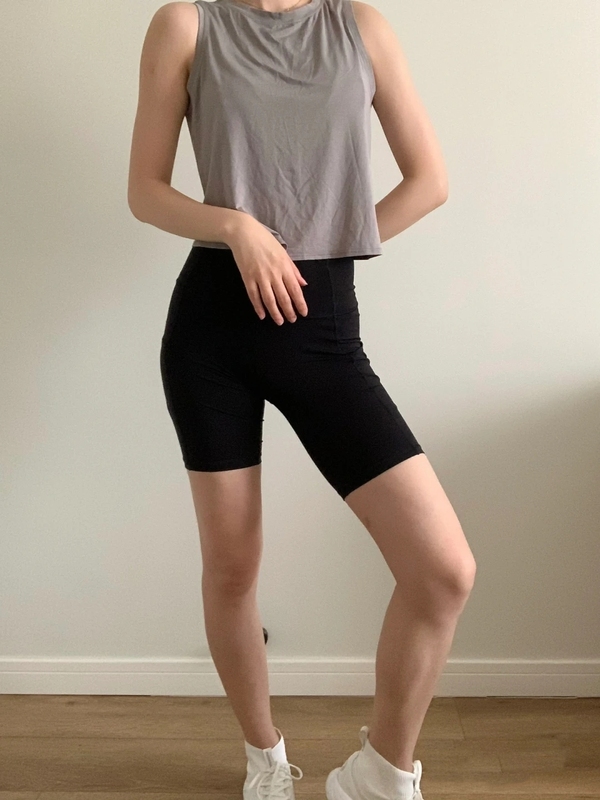 Spot Fast and Free Short Yoga Nude Sports Quick-Drying Shorts and Cycling Pants