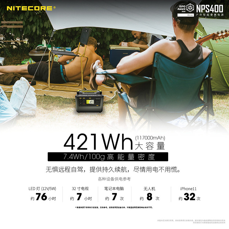 Дорожный умный портативный блок питания, 220v, высокая мощность nitecore/奈特科尔 