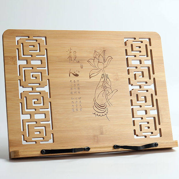 Linposts Bookshelf Reading shelf Reading rack table Multi-functional clip Book instrumental Words for students reading shelves