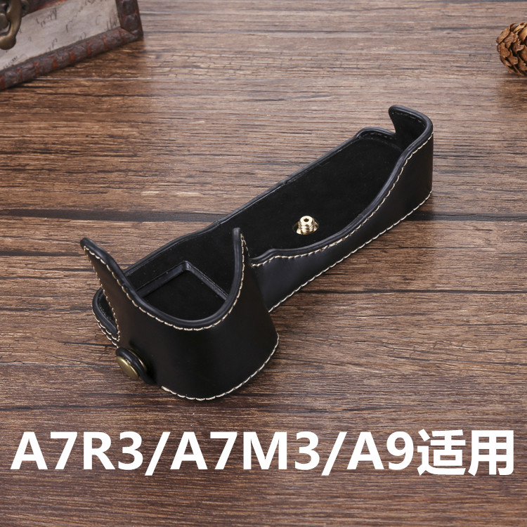 Áp dụng Sony A7II a7M3 A7R2 A7S A9 túi máy ảnh A6000A6300 a6500 nửa cơ sở tay - Phụ kiện máy ảnh kỹ thuật số túi đeo máy ảnh