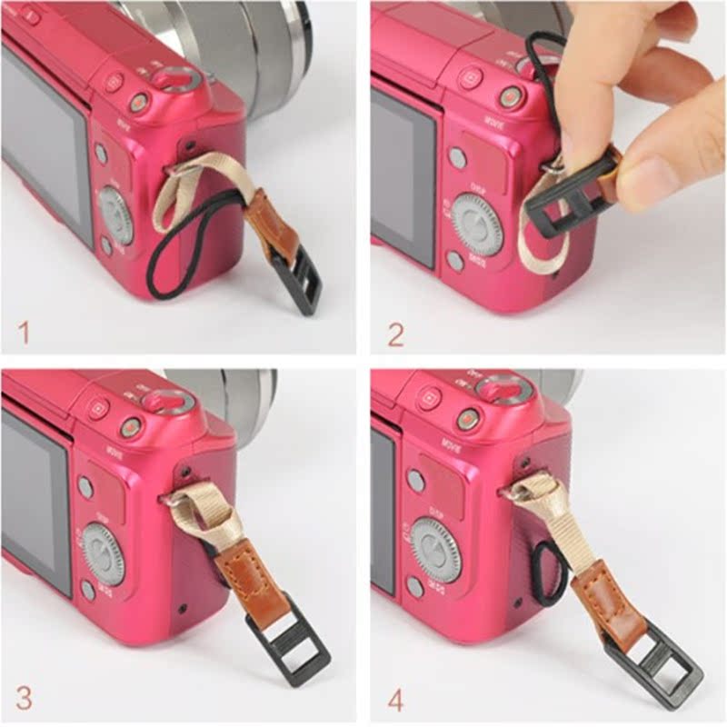 Shoulder strap switching buckle suitable for single eye micro single eye camera camera holding baby bag small hole black card negatives machine wristwatch switching ring