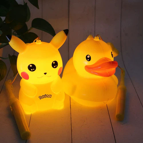 Мультяшный портативный фонарь с музыкой, пластиковая игрушка для детского сада в форме цветка, креативный подарок