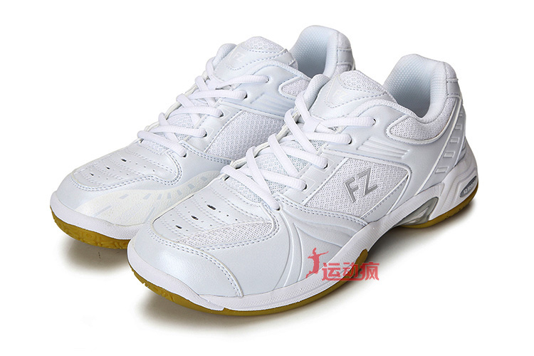 New Đan Mạch FZ FORZA cầu lông giày nam giới và phụ nữ bóng chuyền giày bóng bàn giày nhỏ màu trắng siêu nhẹ chịu mài mòn chống trượt giày thể thao nữ 2020