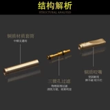 Zobo из натуральной меди, металлический, моющийся, для мужчин и женщин, микропористый фильтр для курения средней и мелкой очистки, набор для курения, мундштук для сигарет средней циркуляции