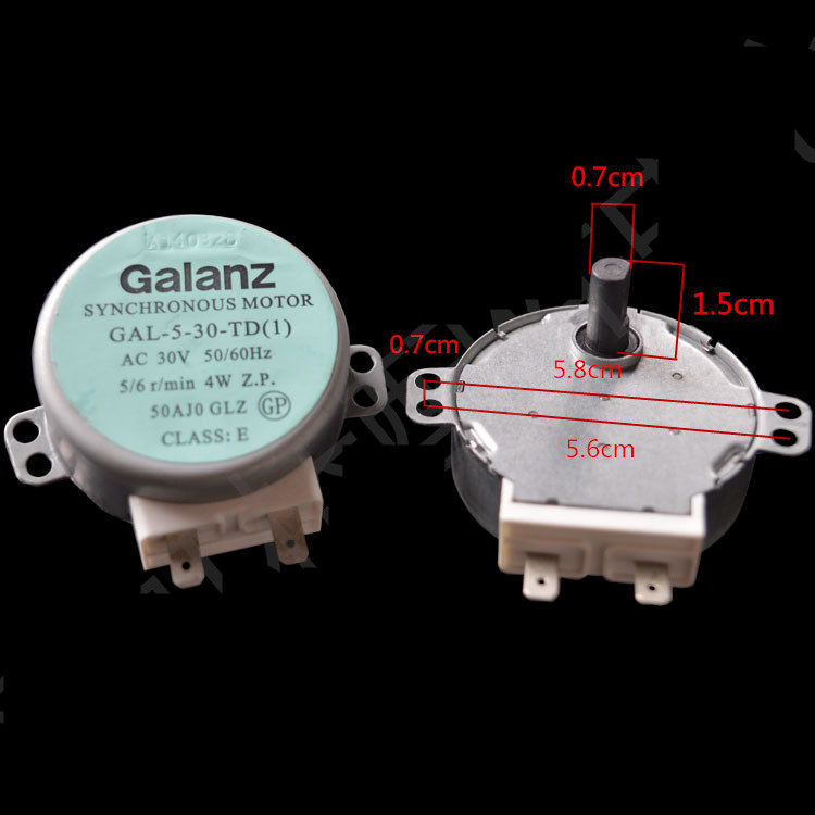 GALANZ Microwave Oven Accessories Turntable Motor GAL-5-30-TD 30V 4W New