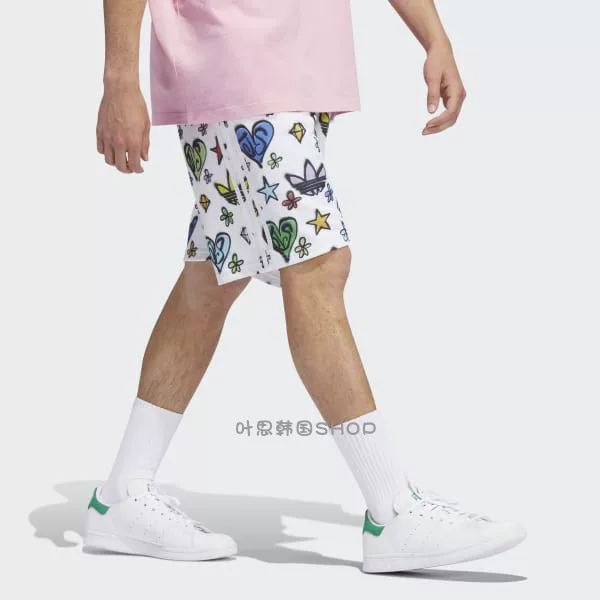 Кроссовые/спорт shorts бренда Adidas Clover Jeremy Scott совместные мужские и женские HL6473