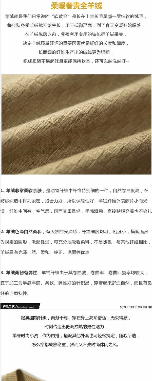 MZT01013 Áo len cashmere sang trọng ấm áp Áo len kẻ ca rô tinh tế (nam) áo phao nam hàng hiệu