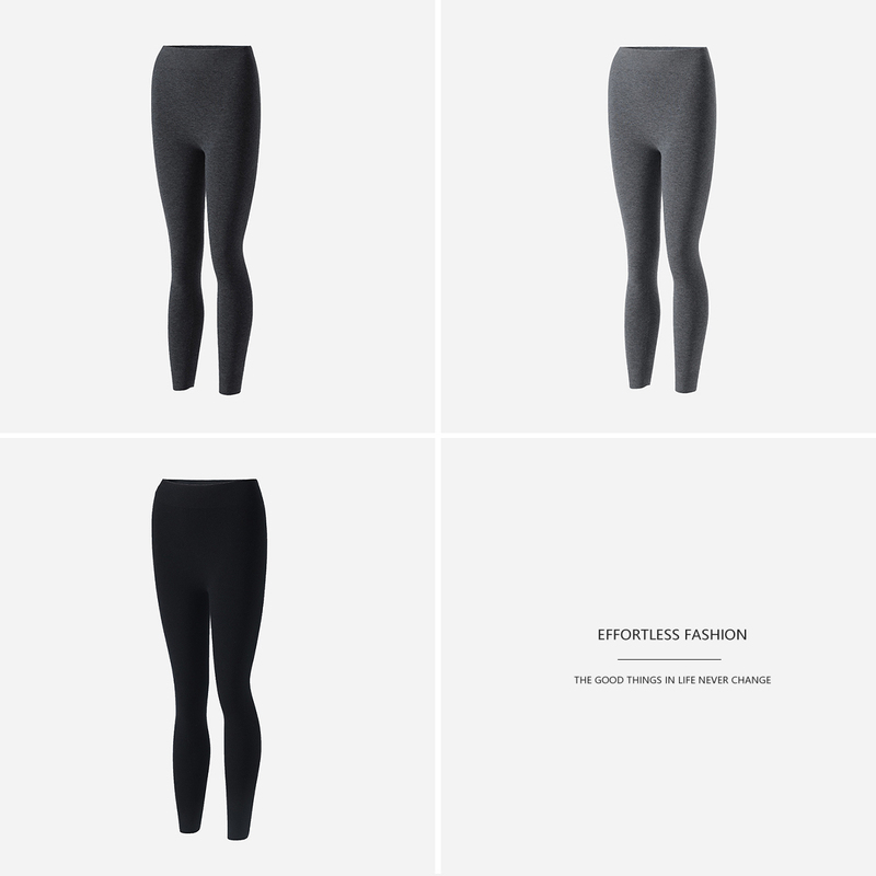* Wkz09229 Jasmine Collection Wool Blend Classic Comfortable Skin-Friendly Slimming High-Waisted Leggings for Women