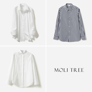 WCS02290 茉莉雅集经典气质通勤全棉长袖白衬衫条纹上衣四季