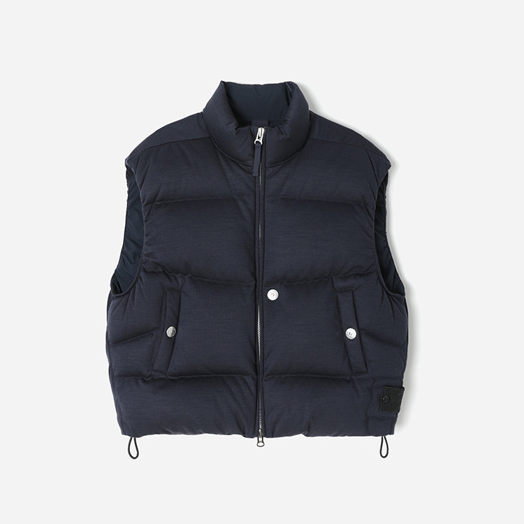 Wyr05070 Jasmine Collection Italian Olmetex Cotton-Feel Traceable 95% White Goose down Vest Wyr05070 Jasmine Collection Italian Olmetex Cotton-Feel Traceable 95% White Goose down Vest