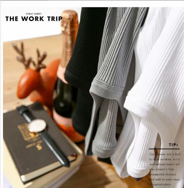 [MMETX006] Jasmine ya thời trang cơ bản cotton hữu cơ liền mạch mỏng một mảnh (nam) vest nam trung niên