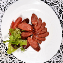 Cow to eat grass vegetarian love vegetarian Hongchang Harbin vegetarian 300g bacon artificial plant meat food restaurant