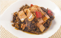 Ai Su Hongchang brand vegetarian dried plum vegetable meat conditioning bag 250g convenient dried plum vegetable meat ready-to-eat cooked food
