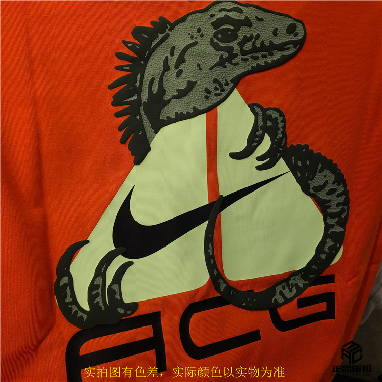 Nike Acg Dri-Fit Lizard Foam Print Quick-Drying Breathable Loose Short-Sleeved T-Shirt Hj0885-633 Nike Acg Dri-Fit Lizard Foam Print Quick-Drying Breathable Loose Short-Sleeved T-Shirt Hj0885-633