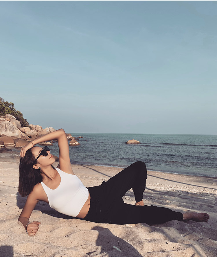 Dây đeo vai đẹp làm đẹp trở lại đồ lót thể thao nữ thu thập tập thể dục áo ngực chạy yoga kiểu vest mỏng mùa hè - Đồ lót thể thao áo thun tập gym nữ