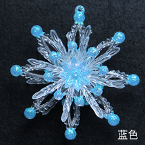 Christmas Ornament Wedding Scene Arrangement Christmas Tree Hangover Window Arrangement 11CM Acrylic Solid Snowflake 3