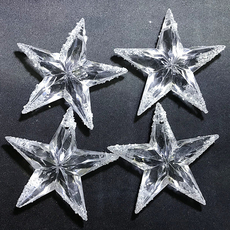 Christmas Film Jerry Christmas Tree Pendant Window Decoration Scene Arrangement Acrylic Five Stars