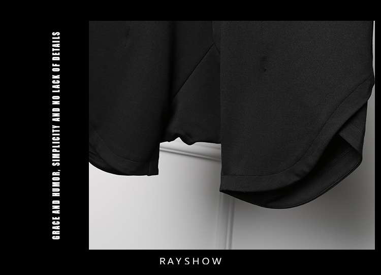 RAYSHOW thiết kế ban đầu quần áo nam hàng không ba chiều cắt đan quần short halan năm điểm quần thể thao nam mùa hè thủy triều quần jean nam hàng hiệu