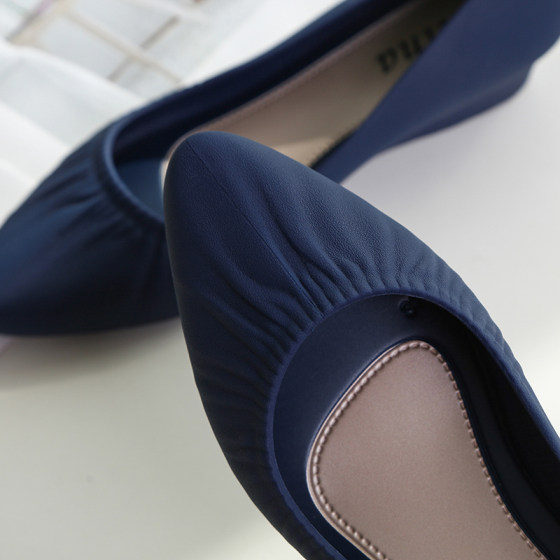 新款时尚凉鞋女夏网红浅口包头ins外穿坡跟单鞋休闲防滑沙滩尖头