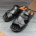 Mùa hè 2018 mới sandal phiên bản Hàn Quốc của dép và dép Việt Nam bằng nhựa chống trơn dày đáy biển nam giày mùa hè giày sục nam Sandal