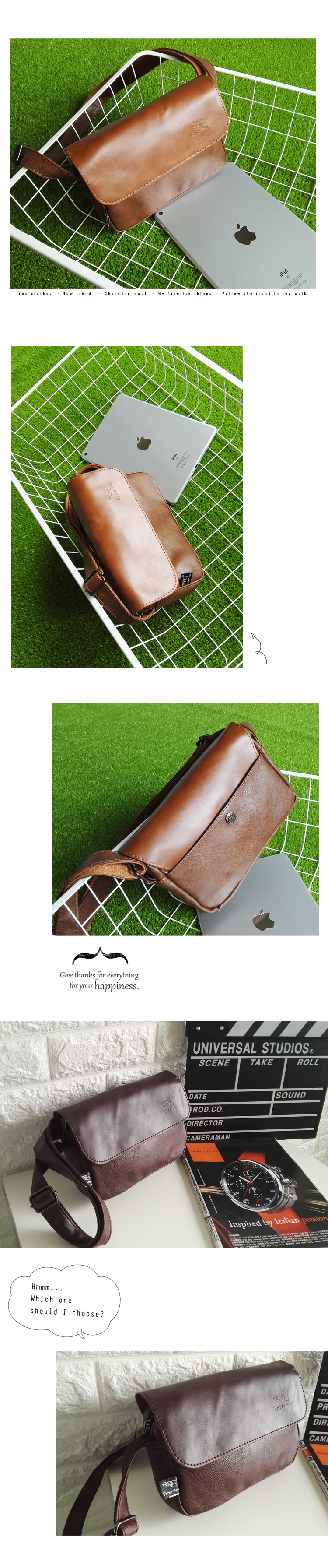 Túi nhỏ mới nhất uốn cong rừng LES đẹp trai T gió trung tính đẹp trai unisex cùng đoạn LEST Messenger túi t8 balo da nam