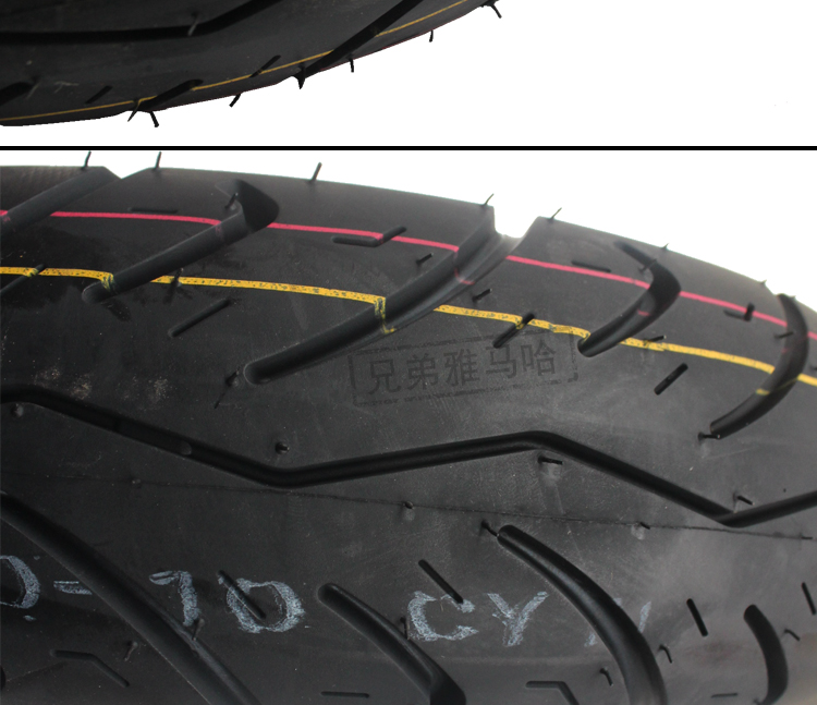 Yamaha Ling Ying Li Ying Xun Ying 125 Yuet vẫn dẫn đầu lốp xa sao nguyên bản 3.50-10 trước và sau lốp chân không - Lốp xe máy lốp xe máy nào tốt nhất
