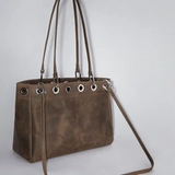 Металлическая сумка на одно плечо, дизайнерская сумка через плечо, Испания, из натуральной кожи