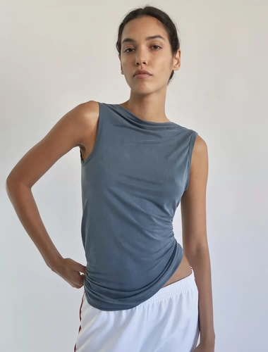 Сексуальные штаны для отдыха, майка топ без рукавов, Испания, свободный прямой крой