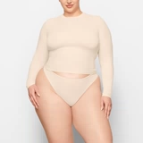 Эластичный цветной лонгслив, США, круглый воротник