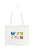 With jean Australian broken floral printed eco-friendly handbag fashion 100 lap cotton cloth bag Tipbag