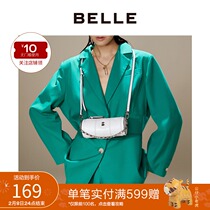 Belle luggage baguette bag casual embossed cylinder fashion diagonal shoulder pillow bag X5203CN0