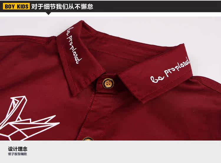 Chemise garcon à manche longue - Ref 2073276 Image 50