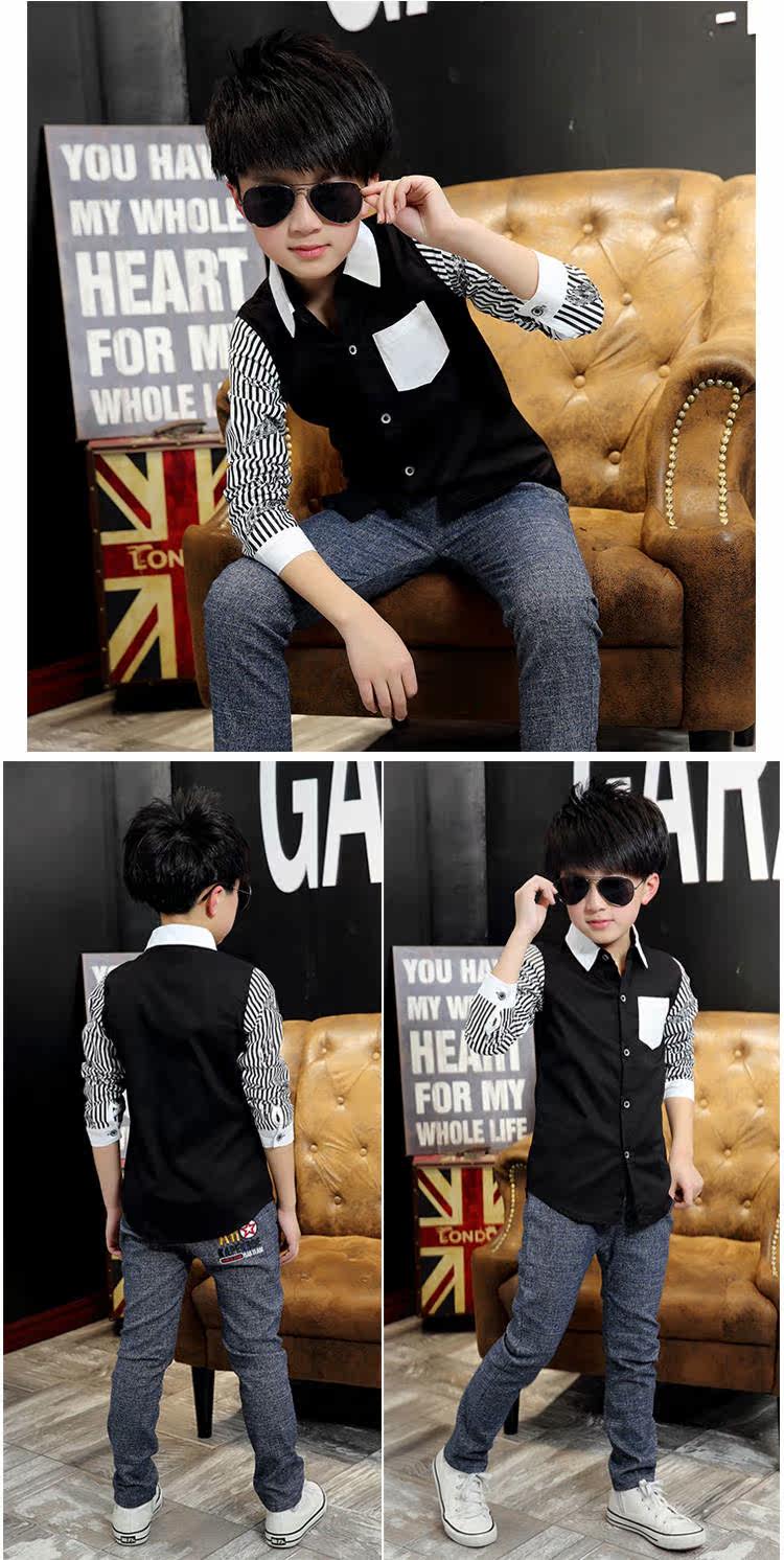 Chemise garcon à manche longue - Ref 2073276 Image 35