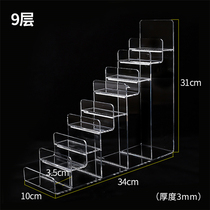  Wallet store display rack Ladder display rack Acrylic wallet rack storage rack Glasses display rack