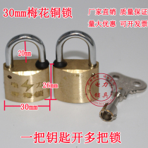 Power meter box lock through and open padlock Property power supply company special lock Universal plum key Waterproof and rustproof