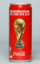 2014 German Hercules Cup Coke commemorative can collection