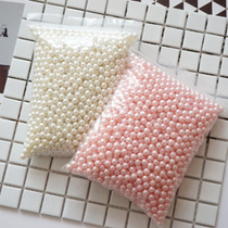 White non-porous pearl jewelry DIY clothing accessories wedding decoration products makeup brush tube Net red decoration
